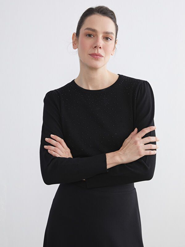 Moudda LC Waikiki - Cv tricot pullover mid pour Femmes - Tunisie 1