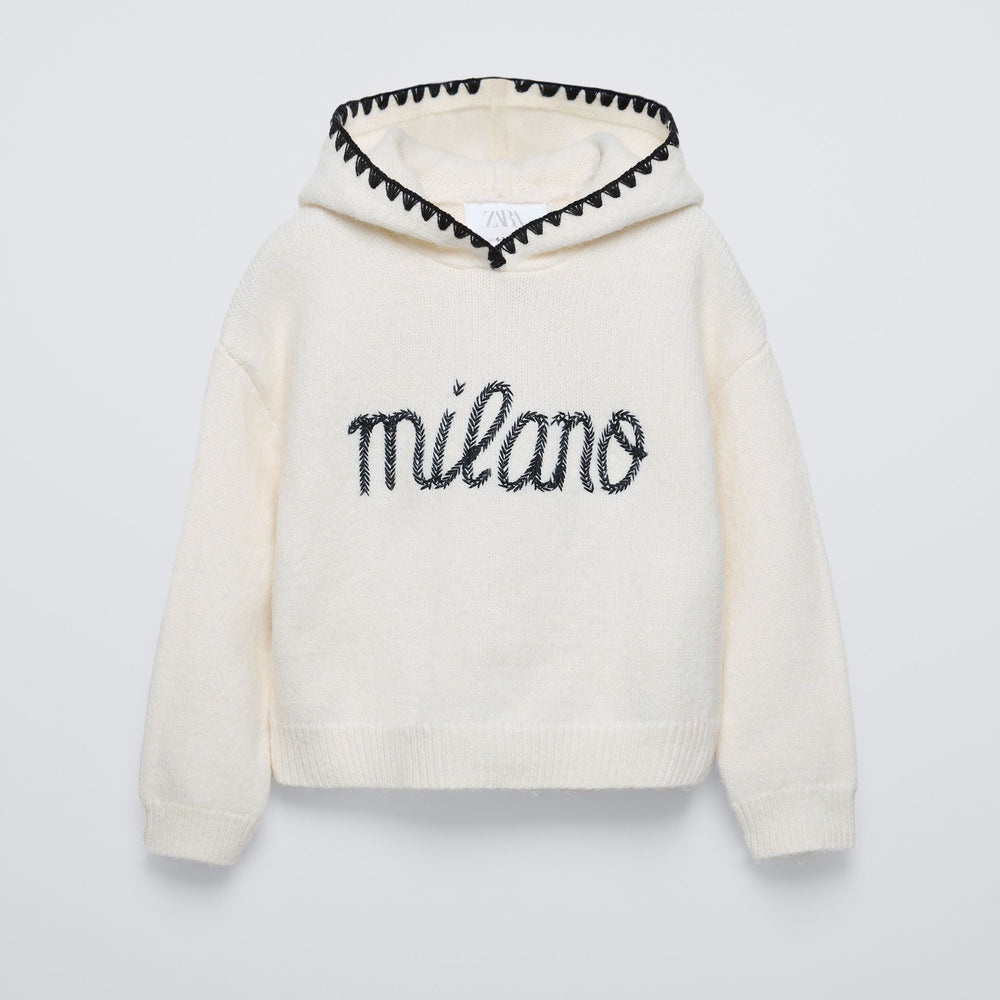 Moudda ZARA - Pull à capuche brodé - Tunisie 2