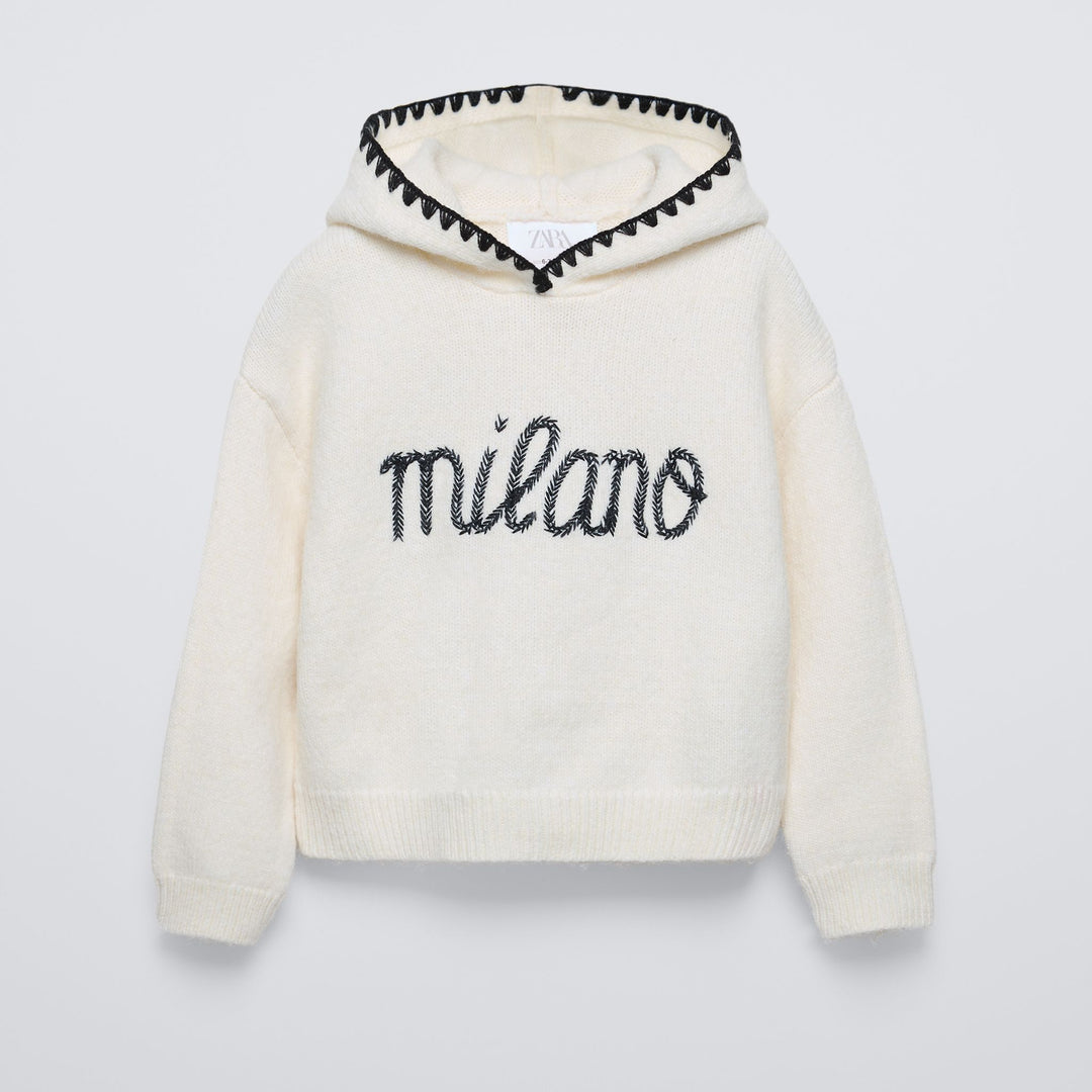 Moudda ZARA - Pull à capuche brodé - Tunisie 2