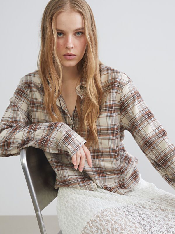 Moudda LC Waikiki - Chemise tissée à manches longues pour Femmes - Tunisie 1