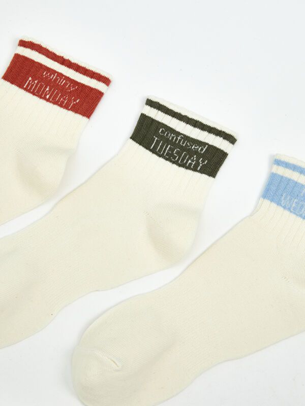 Moudda LC Waikiki - Chaussettes courtes Femme Crème - Tunisie 2