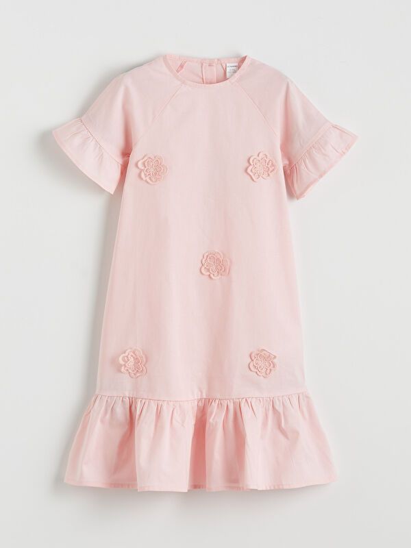 Moudda LC Waikiki - Robe manches courtes en tissu pour Fille - Tunisie 1