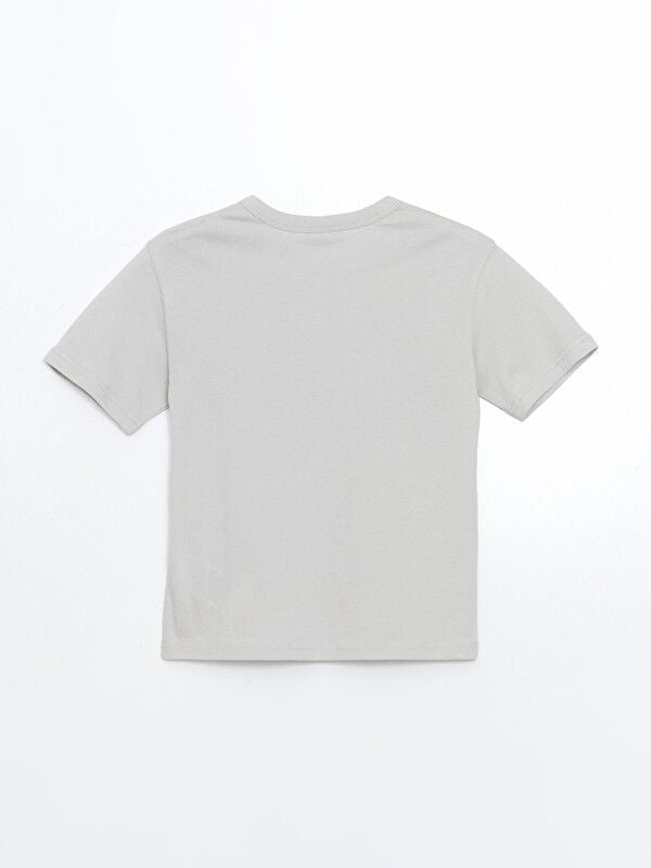 Moudda LC Waikiki - T-shirt manches courtes en jersey pour Garçon couleur Gris clair - Tunisie 2