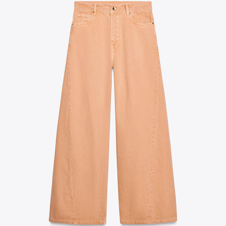 Moudda ZARA - Pantalon Wide Leg - Couture Torsadée & Orange - Tunisie 1