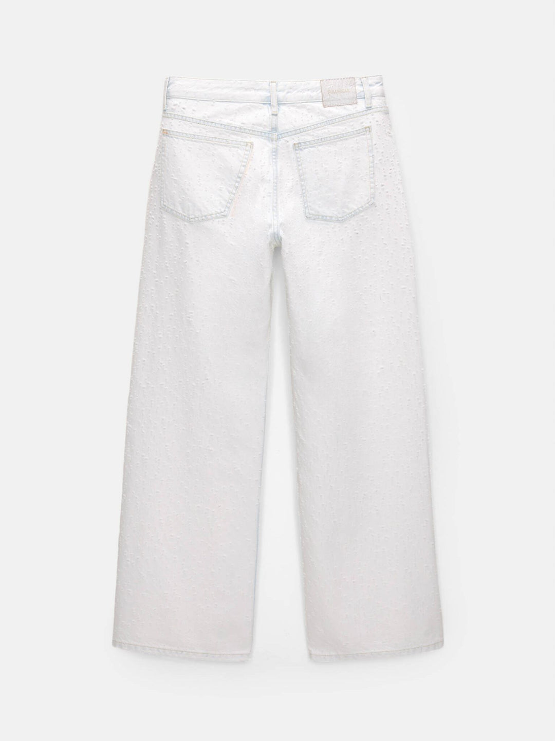 Moudda PULL & BEAR - Pantalon Denim Droit Taille Moyenne Mini Déchiré - Tunisie 2