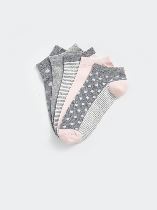 Moudda LC Waikiki - Chaussettes pour sneakers Femme Mélange de gris - Tunisie 2