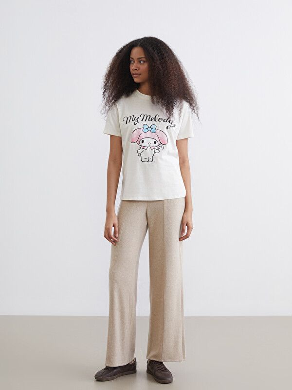 Moudda LC Waikiki - Body manches courtes en jersey - Sous licence pour Femme couleur Beige clair - Tunisie 2