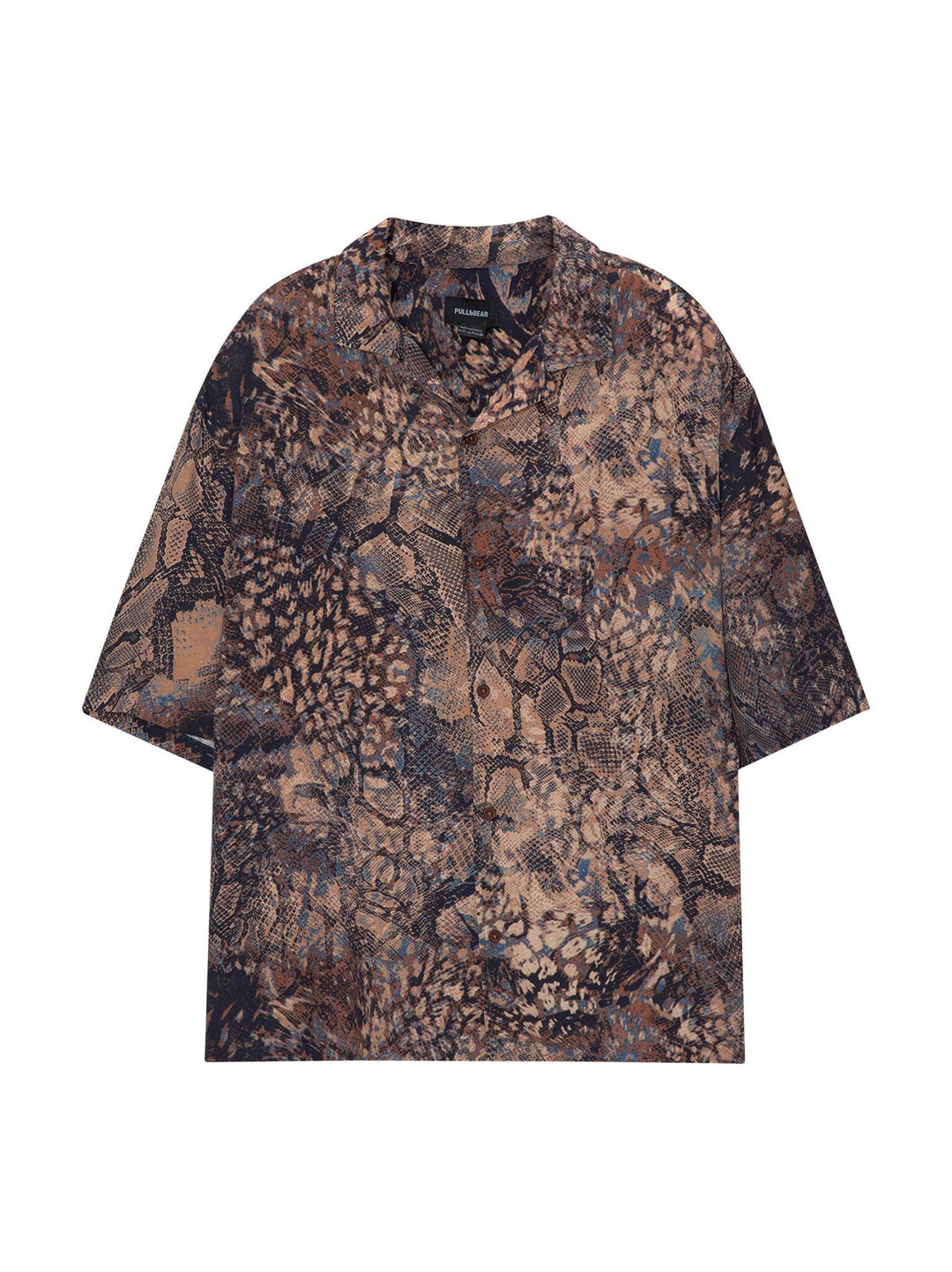 Moudda PULL & BEAR - Chemise Demi-Manches Imprimé Cobra Skin - Tunisie 2