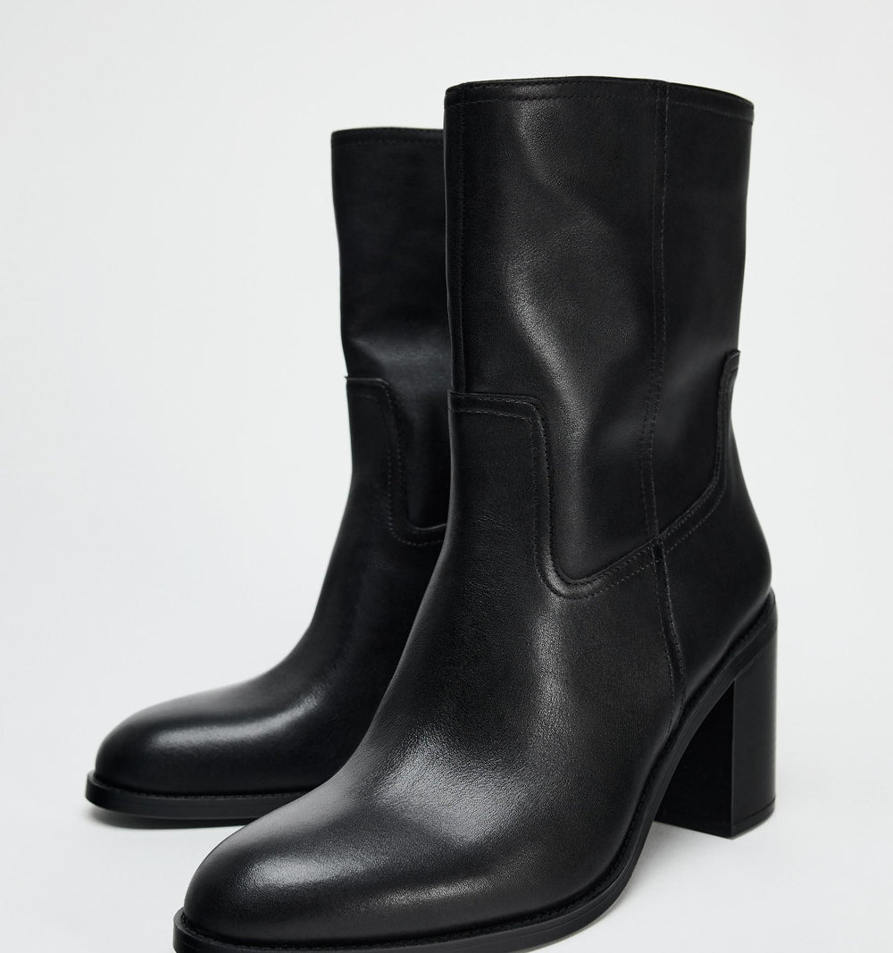 Moudda ZARA - Bottine talon large cuir - Tunisie 2