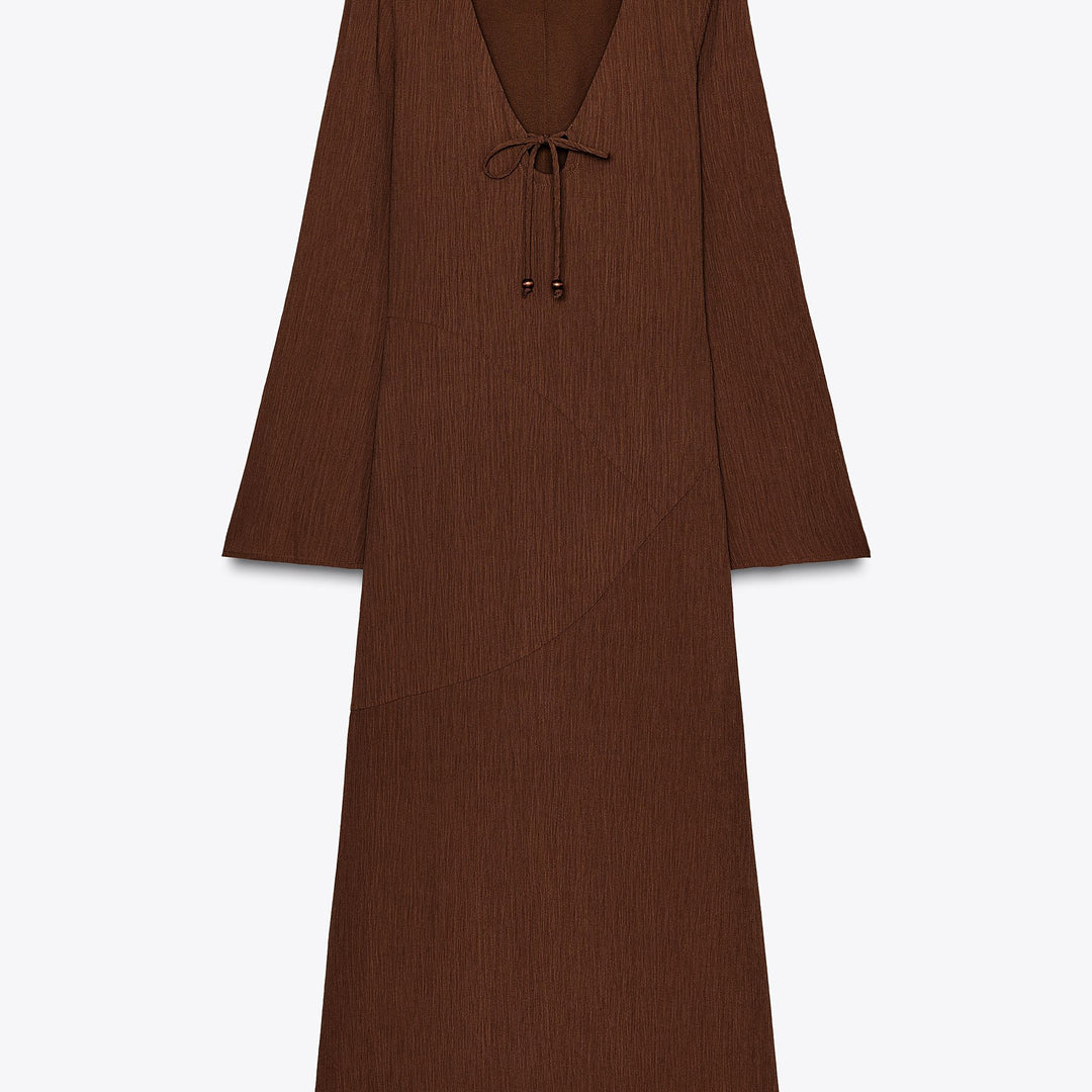 Moudda ZARA - Robe Midi - Nœud Encolure - Tunisie 1