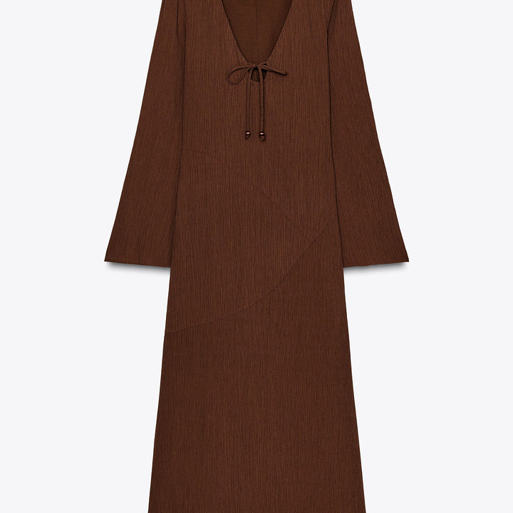 Moudda ZARA - Robe Midi - Nœud Encolure - Tunisie 1