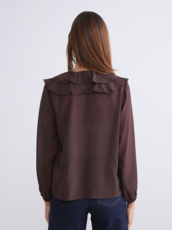 Moudda LC Waikiki - Chemise tissée à manches longues pour Femmes - Tunisie 4
