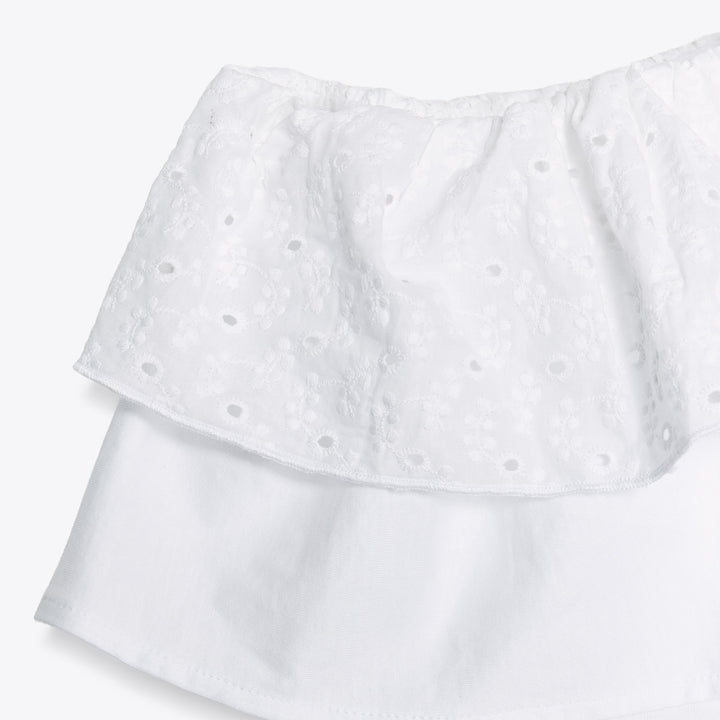 Moudda ZARA - Top Asymétrique - Broderie Suisse - Tunisie 3