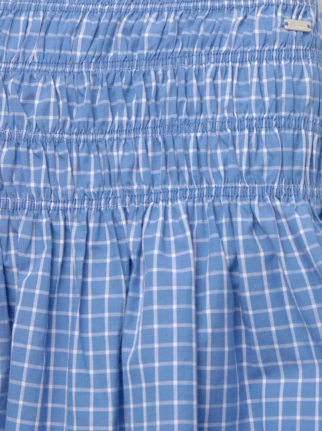 Moudda PULL & BEAR - Ensemble Jupe Pacific - Carreaux Bleu - Tunisie 4