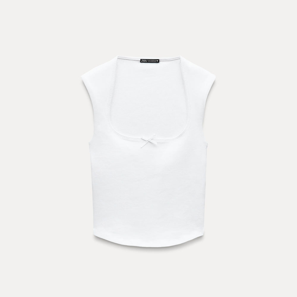 Moudda ZARA - Haut encolure carrée, dentelle - Tunisie 2