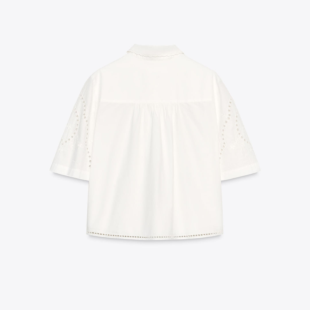 Moudda ZARA - Chemise Courte - Brodée - Tunisie 2