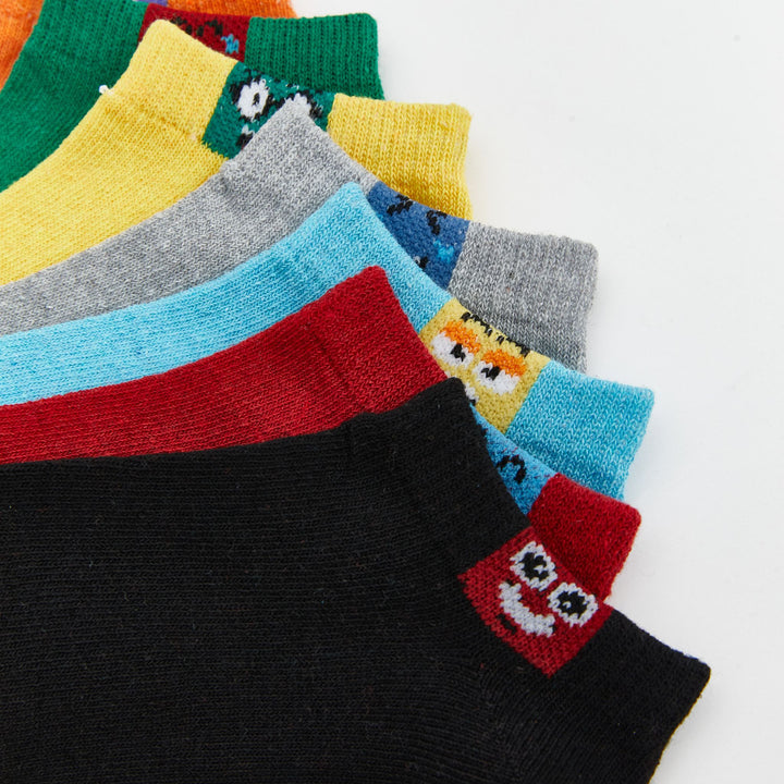 Moudda LC Waikiki - Chaussettes pour sneakers Garçon Fil mélangé teint - Tunisie 3