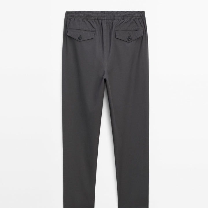 Moudda Massimo Dutti - Pantalon crêpe coupe jogging - Tunisie 5