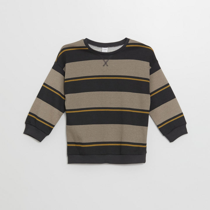 Moudda LC Waikiki - Sweatshirt en jersey Garçon Bande d'anthracite - Tunisie 1