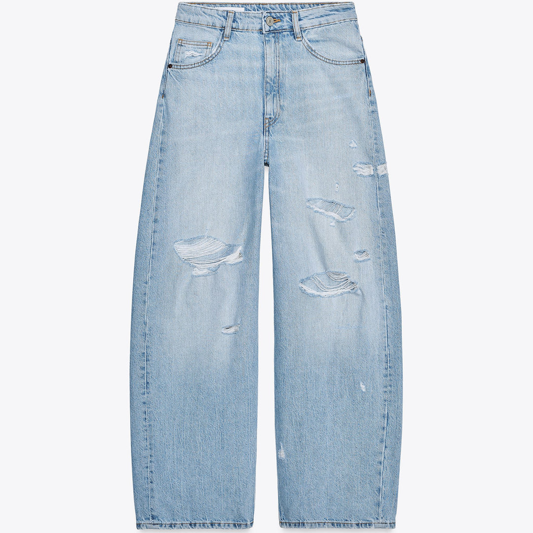 Moudda ZARA - Pantalon Oversize - Taille Moyenne & Déchiré - Tunisie 1