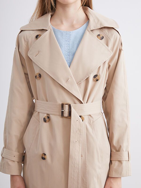 Moudda LC Waikiki - Trench Femme Beige - Tunisie 3