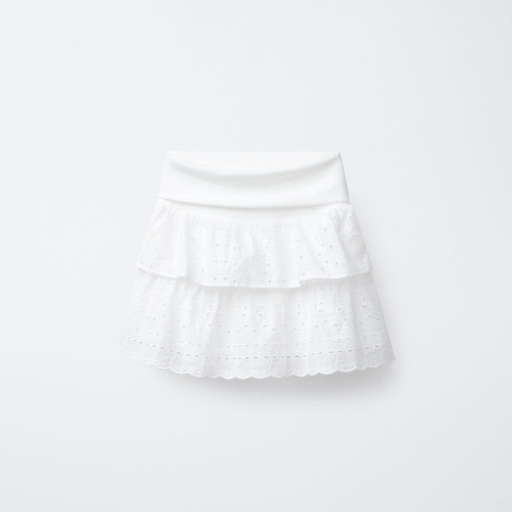 Moudda ZARA - Jupe Fille - Schiffli & Ceinture Jersey - Tunisie 1