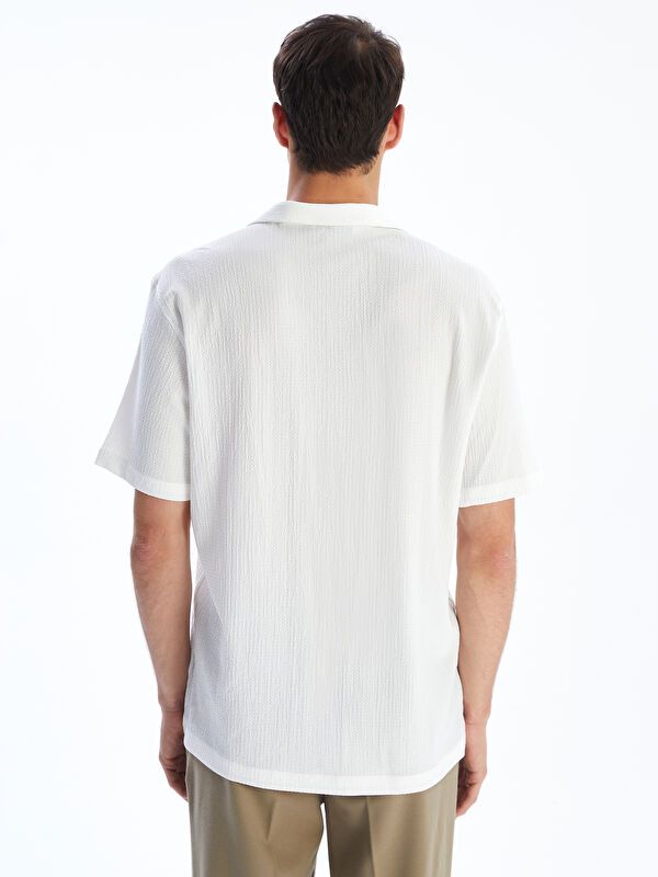 Moudda LC Waikiki - Chemise manches courtes en tissu pour Homme - Tunisie 4