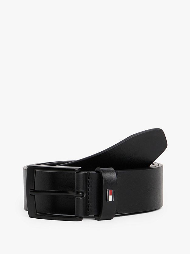 Moudda Tommy Hilfiger - Ceinture En Cuir À Drapeau En Émail  - Tunisie 1