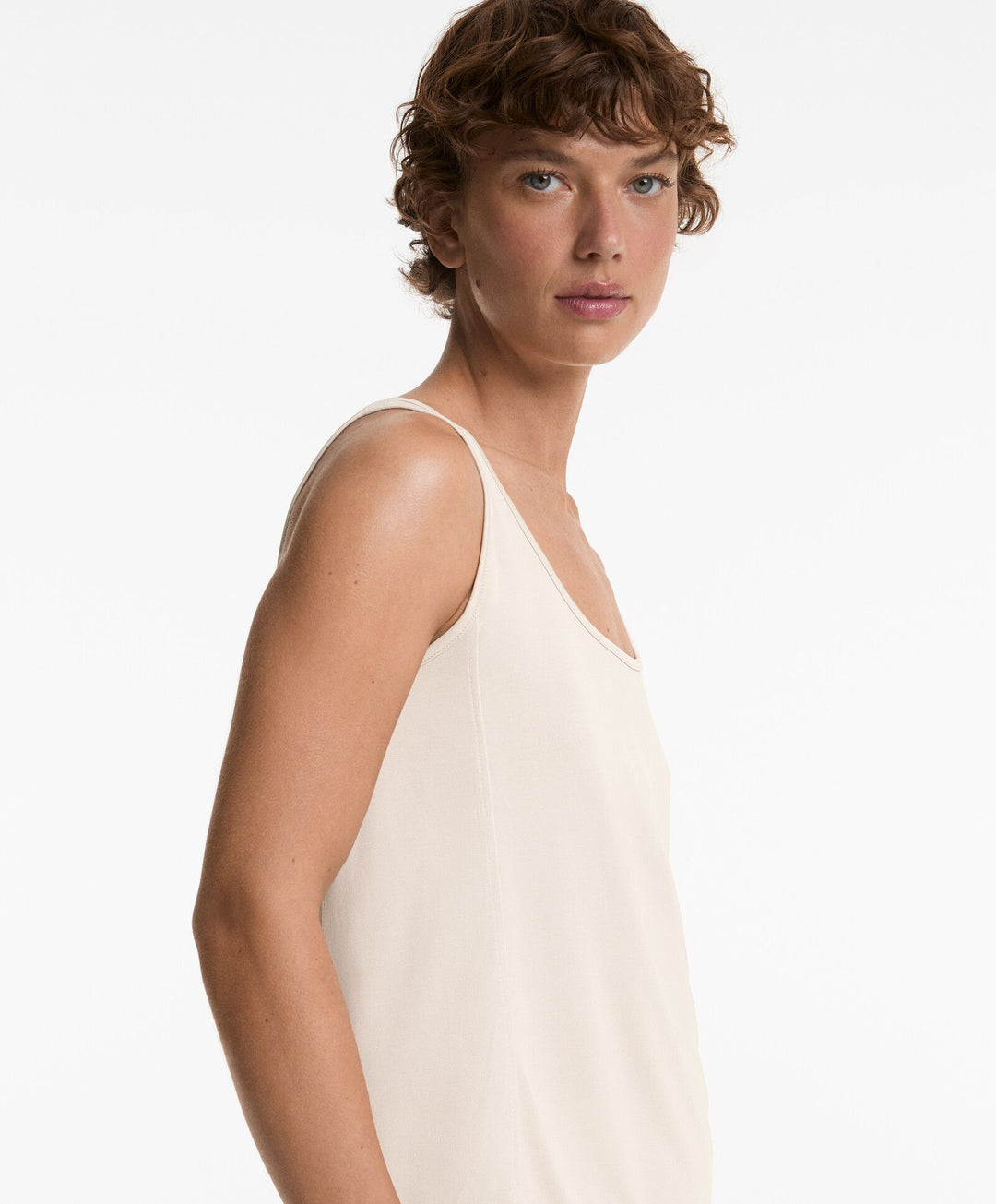 Moudda Oysho - T-Shirt Manches Courtes Scoop - Modal/Polyester - Tunisie 3