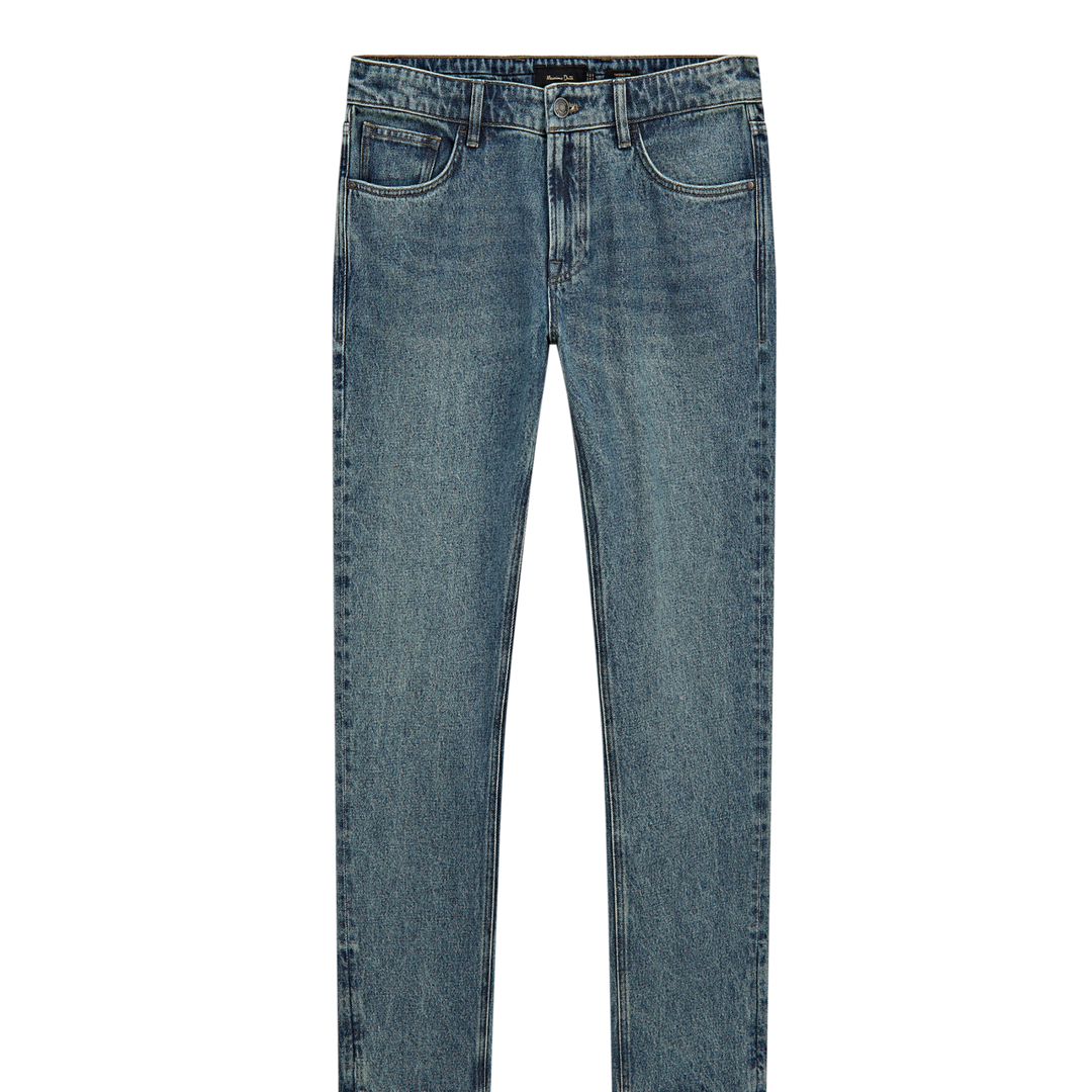 Moudda Massimo Dutti - Pantalon jean dirty stone coupe fuselée - Tunisie 1