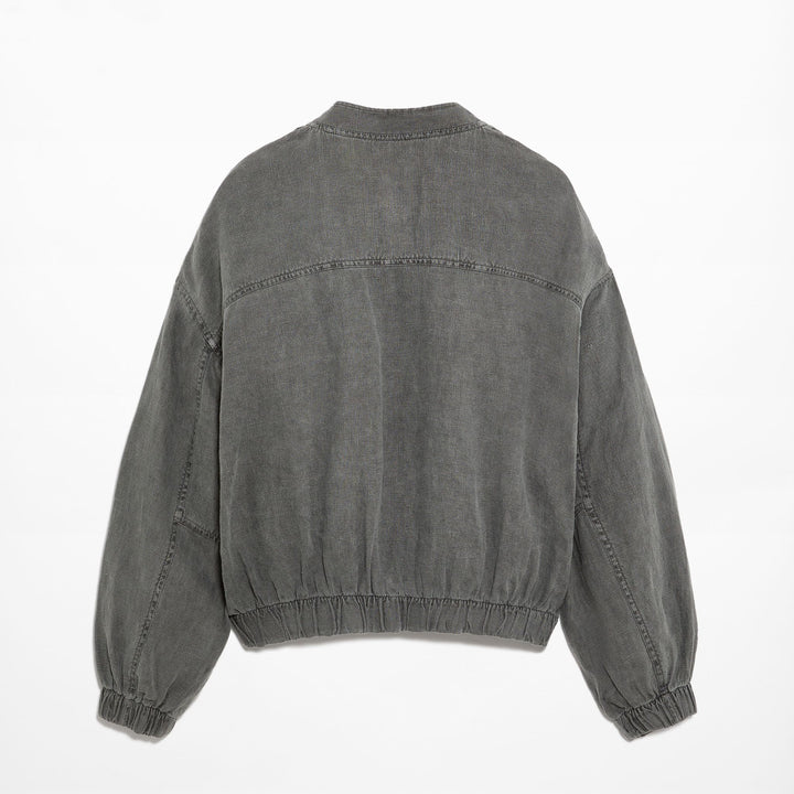 Moudda Oysho - Veste Bomber 100% Lin Lavé - Tunisie 2