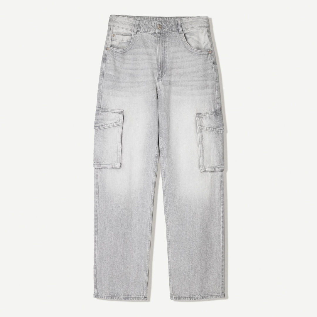 Moudda BERSHKA - Jean Cargo - Coupe Droite - Tunisie 1