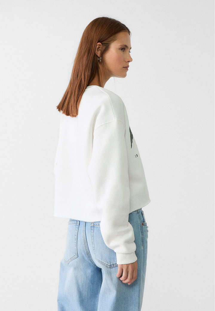 Moudda STRADIVARIUS - Sweat Crop Imprimé Sangre - Tunisie 5