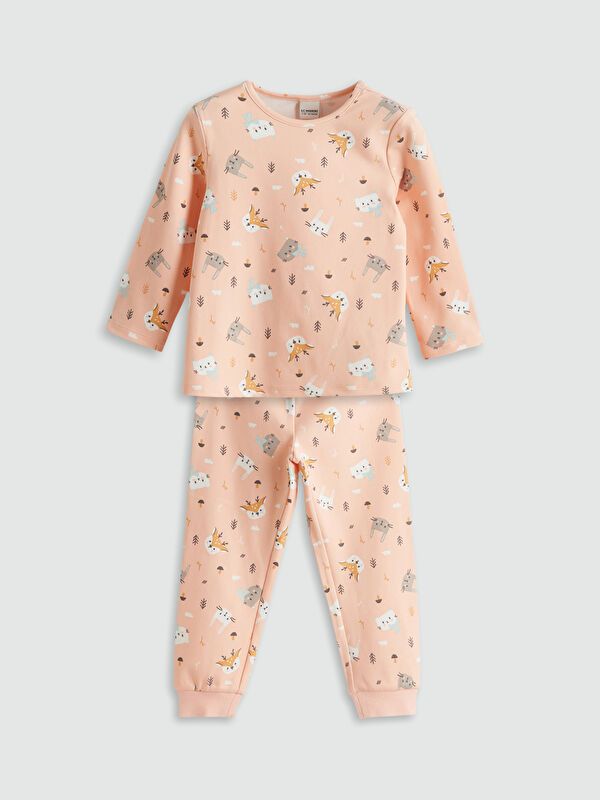 Moudda LC Waikiki - Sous-vêtement jersey pyjama manches longues milieu pour Filles - Tunisie 1