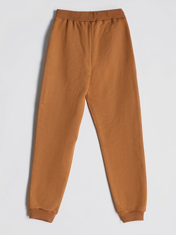 Moudda LC Waikiki - Bas jogging jersey basique Fille Brun clair - Tunisie 2