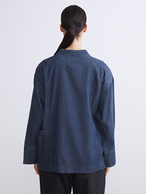 Moudda LC Waikiki - Veste tissée en denim Femme Rodéo noir - Tunisie 4