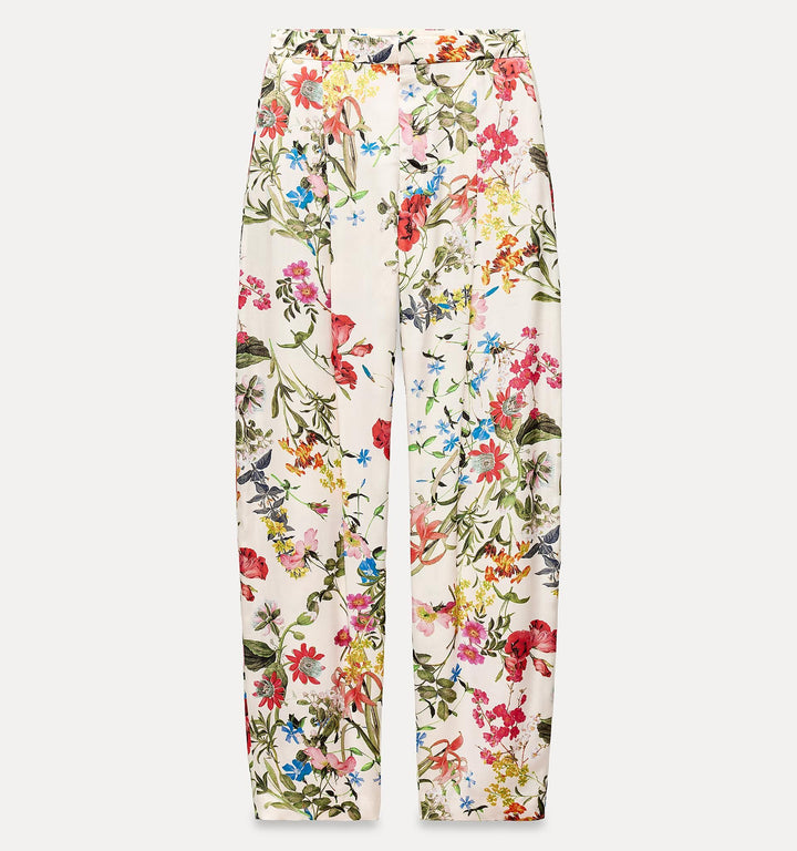 Moudda ZARA - Set pantalon bouffant satin botanique - Tunisie 2