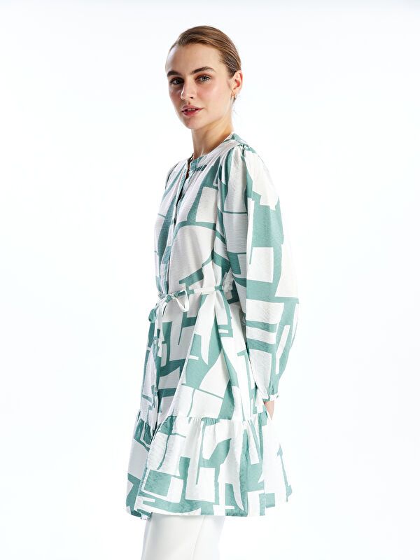 Moudda LC Waikiki - Tunique imprimée tissée cv à manches longues pour Femmes - Tunisie 1