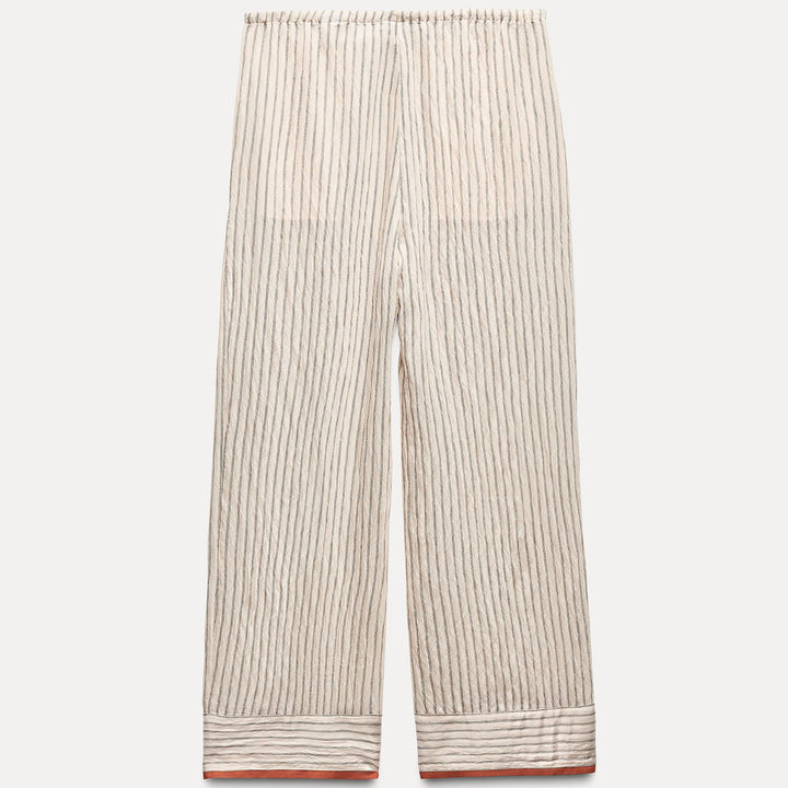 Moudda ZARA - Set pantalon pyjama rayé combiné - Tunisie 1