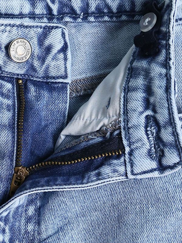 Moudda LC Waikiki - Pantalon tissé en denim Fille Rodéo mid indigo - Tunisie 3