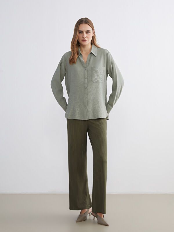 Moudda LC Waikiki - Chemise manches longues en tissu pour Femme - Tunisie 2