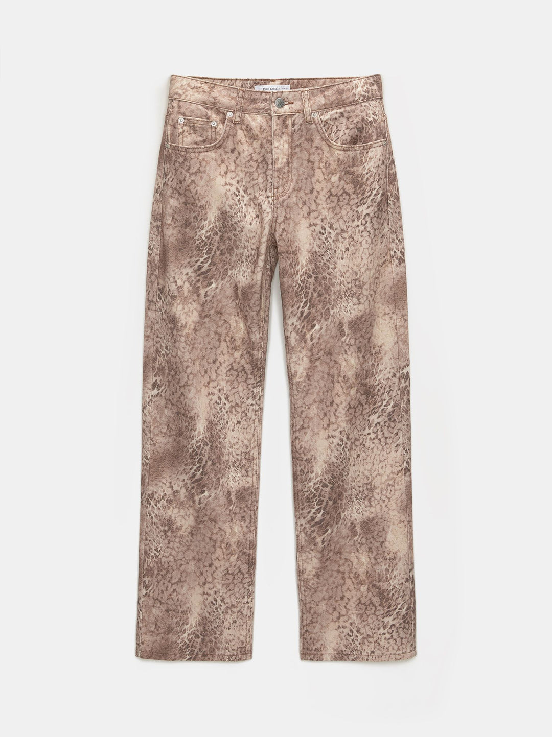 Moudda PULL & BEAR - Pantalon Droit Léopard Serp - Tunisie 2