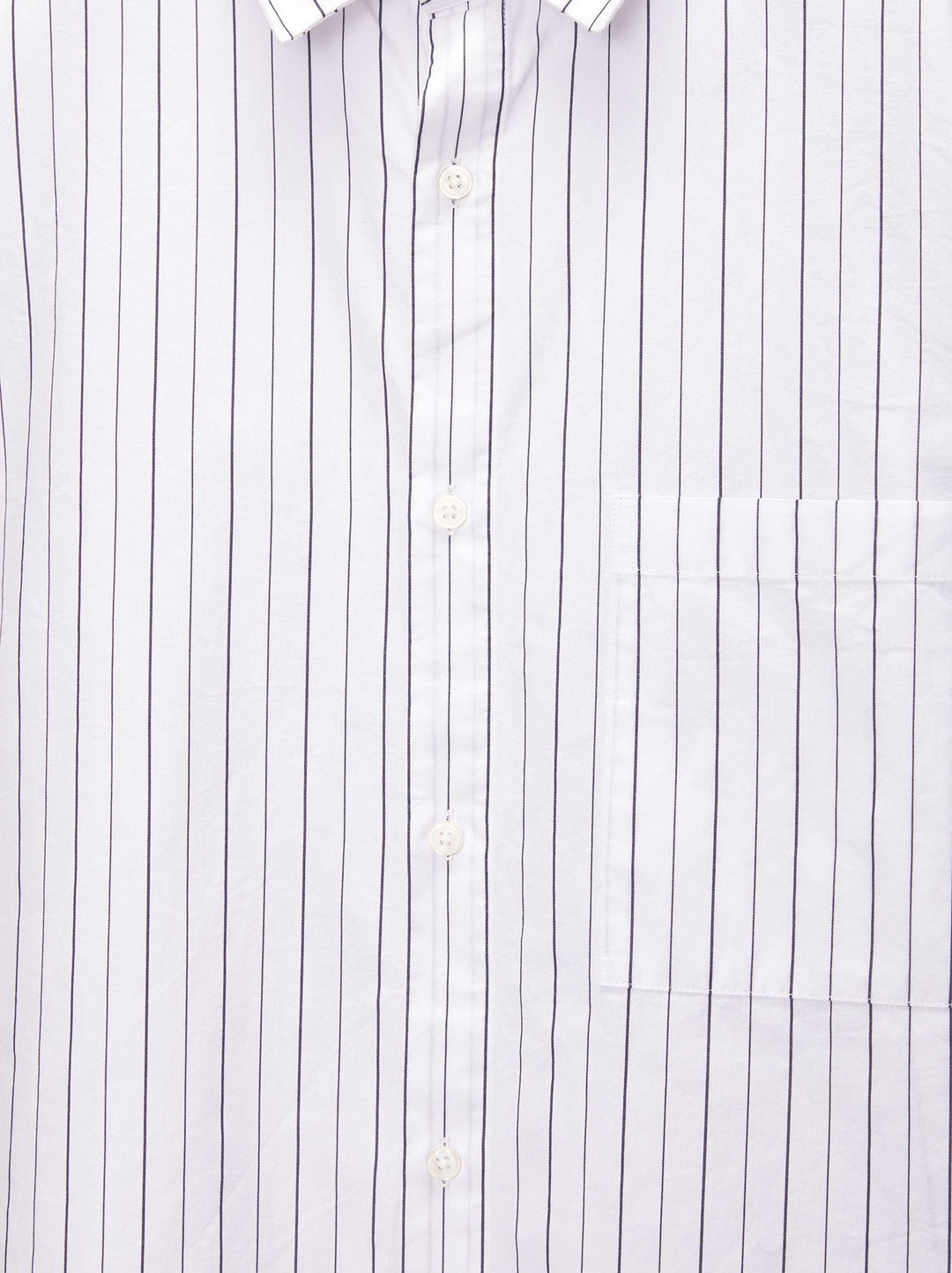 Moudda PULL & BEAR - Chemise Manches Longues Popeline Rayures Boxy - Tunisie 3
