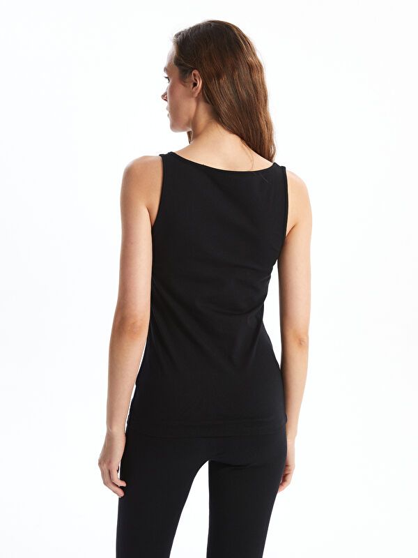 Moudda LC Waikiki - Débardeur base sous-vêtements Femme Noir - Tunisie 4