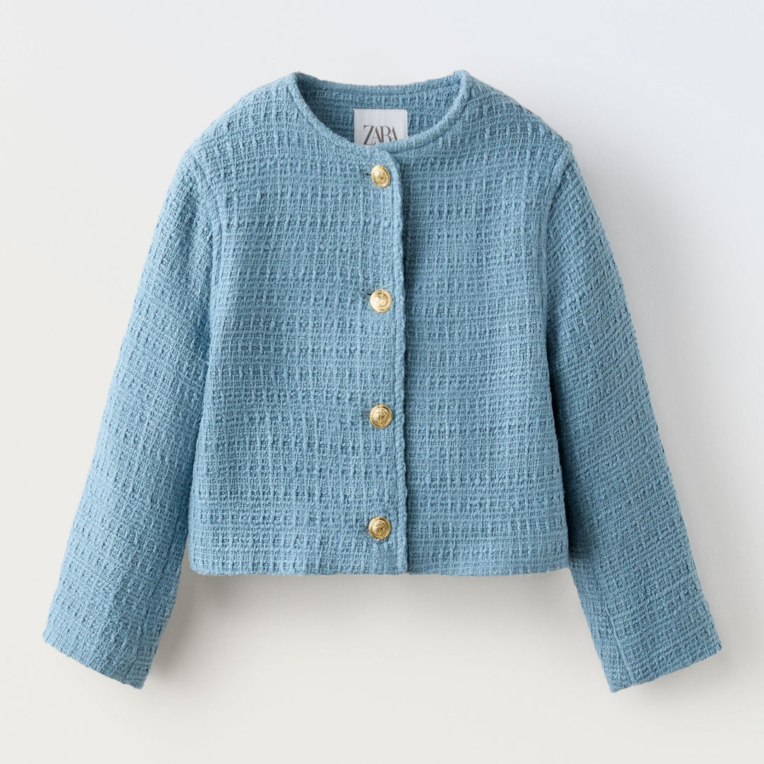 Moudda ZARA - Veste fille texturée, boutons - Tunisie 1