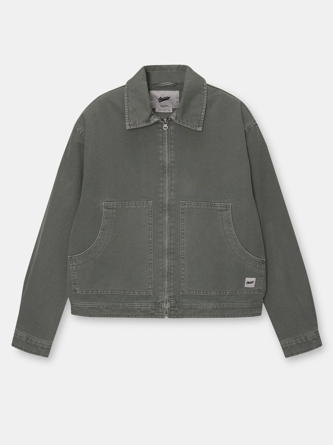 Moudda PULL & BEAR - Veste Coton Lavé Teinture Garment - Tunisie 3