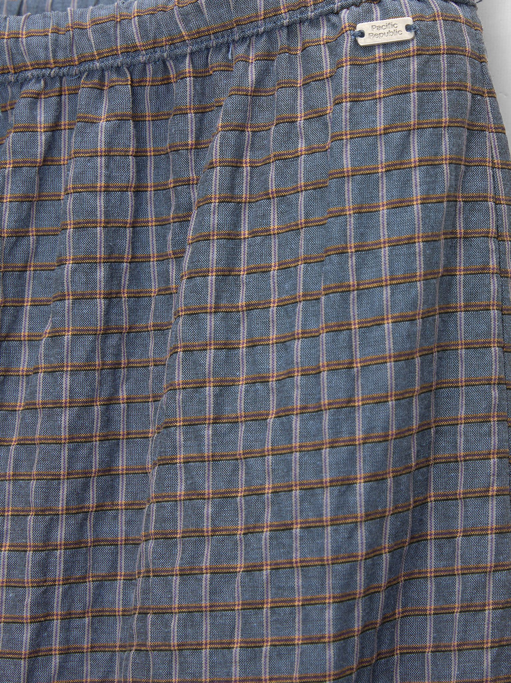 Moudda PULL & BEAR - Pantalon Pacific Carreau Marin - Tunisie 2