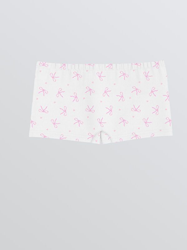 Moudda LC Waikiki - Boxer en jersey couleur Blanc imprimé pour filles - Tunisie 3