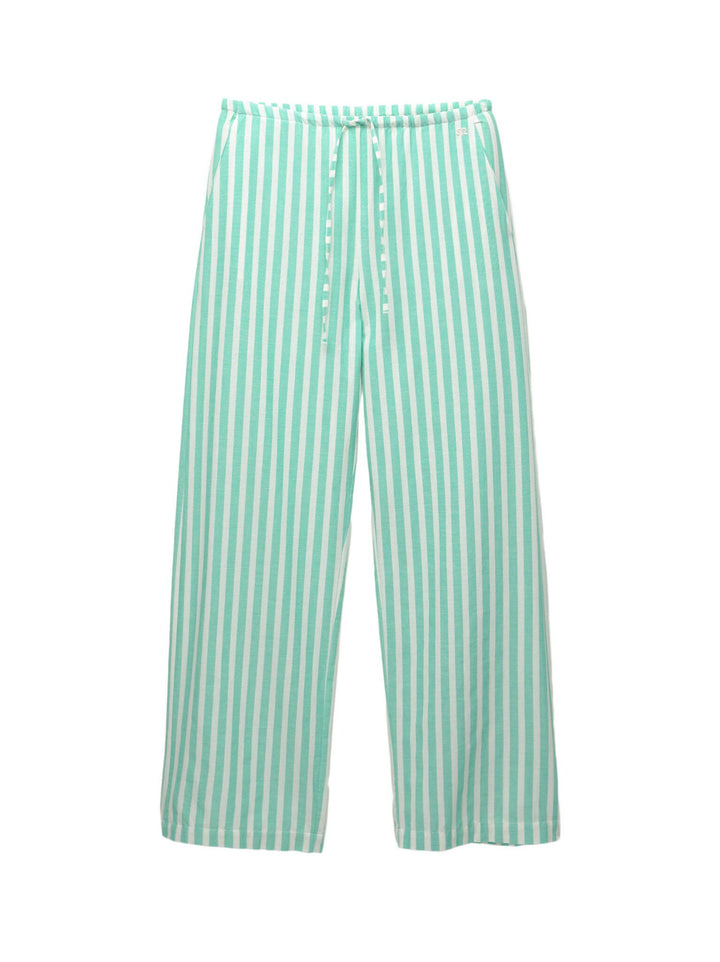 Moudda PULL & BEAR - Ensemble Pantalon Pacific - Rayures Vertes - Tunisie 1
