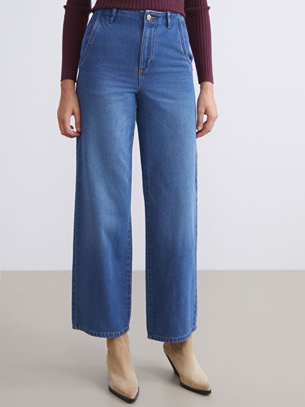 Moudda LC Waikiki - pantalon en jean tissé pour Femmes - Tunisie 2